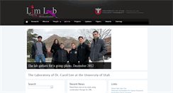 Desktop Screenshot of limlab.org